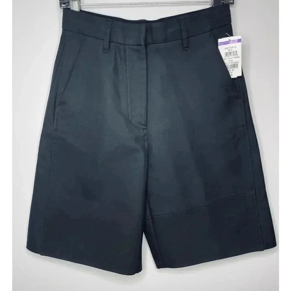 Valentino Garavani Womens V detail Bermuda Black Shorts size 38 New - Picture 3 of 12